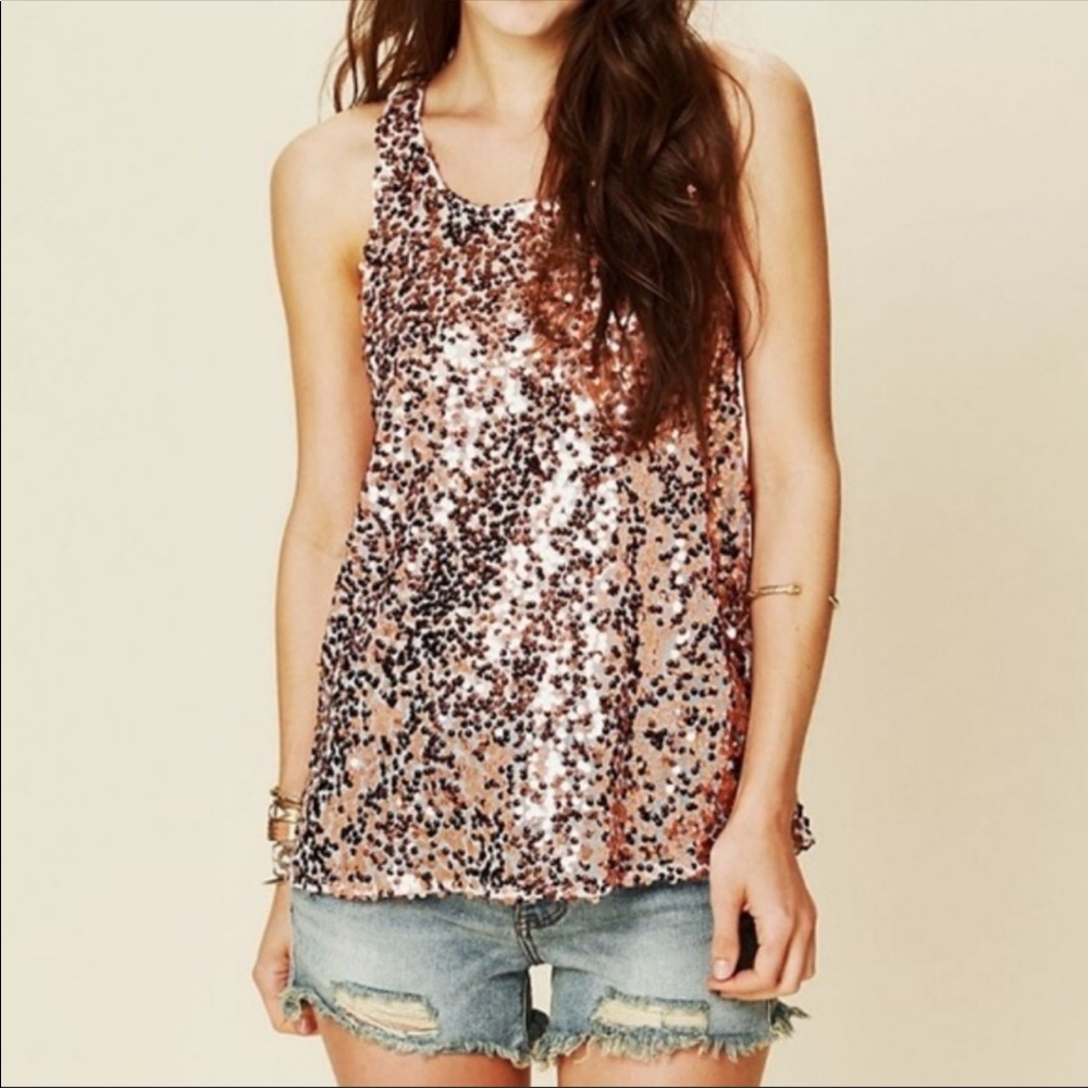 Intimately by free people sequin tank